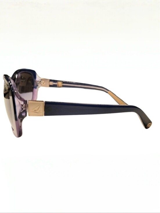 Sperry Topsider Vintage East Hampton Polarized Blue Purple Sunglasses With Case main image 8